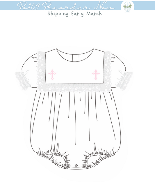 PO109: Heirloom Cross Girls Bubble Preorder