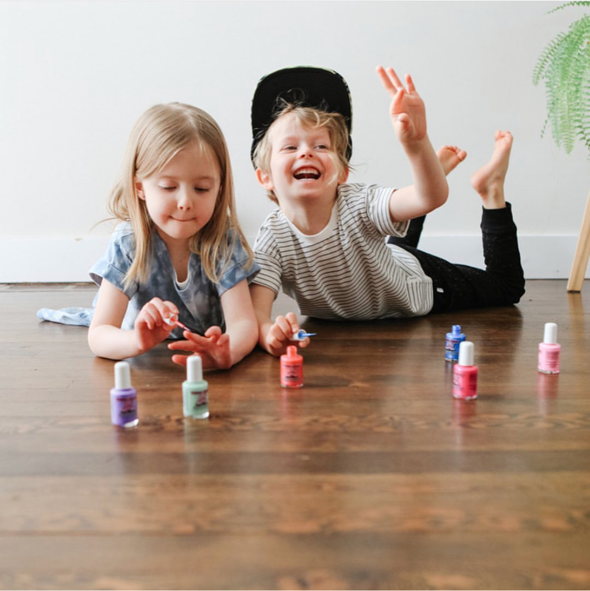 Acrylic Display (Top 6 Polishes) Non-Toxic Kids Nail Polish