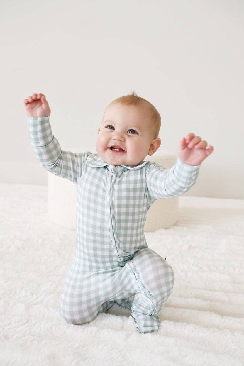 Gingham Footie