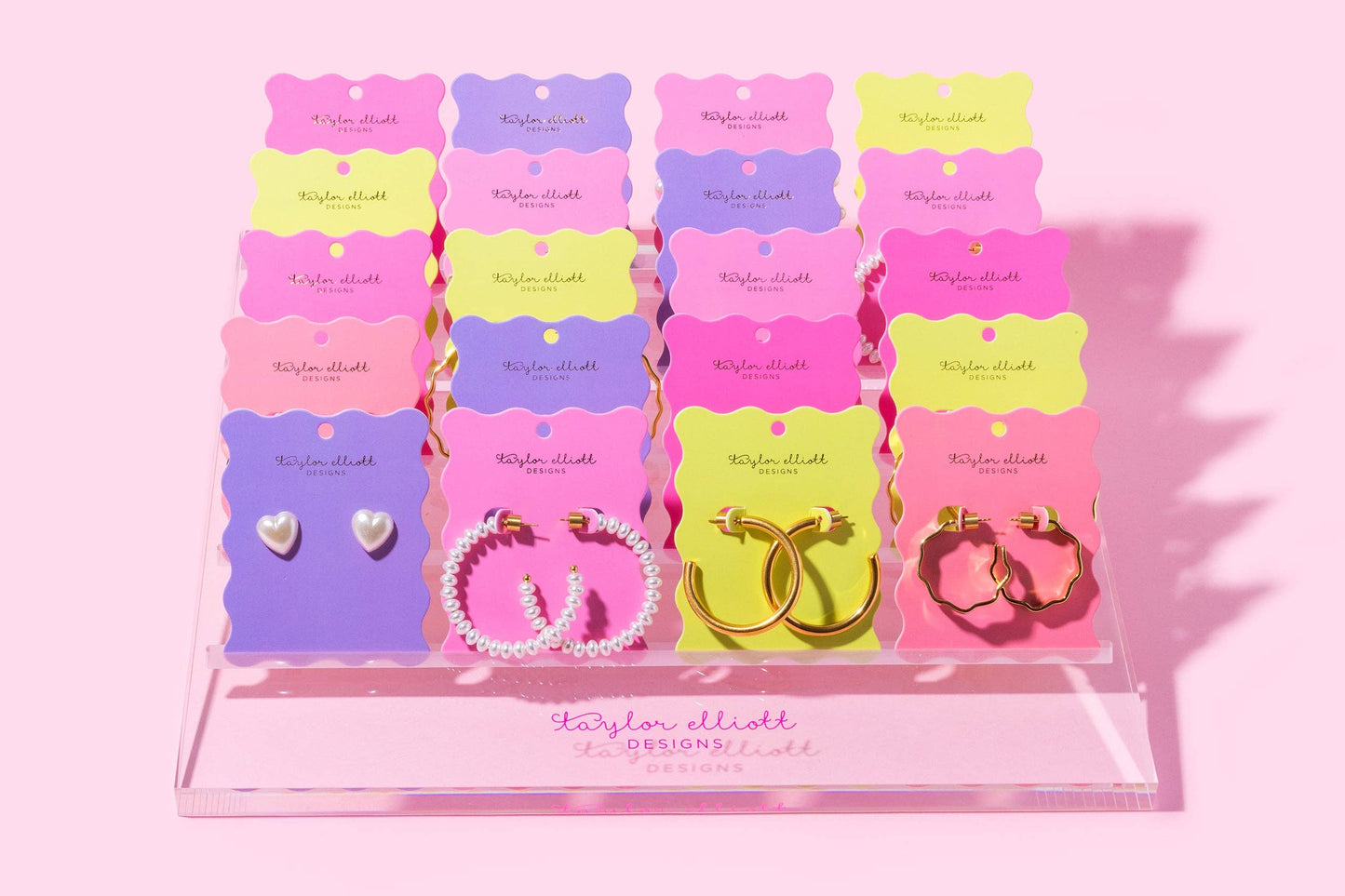 Hoop Earrings - Wavy Gold-Plated - Cassie - Assorted Sizes