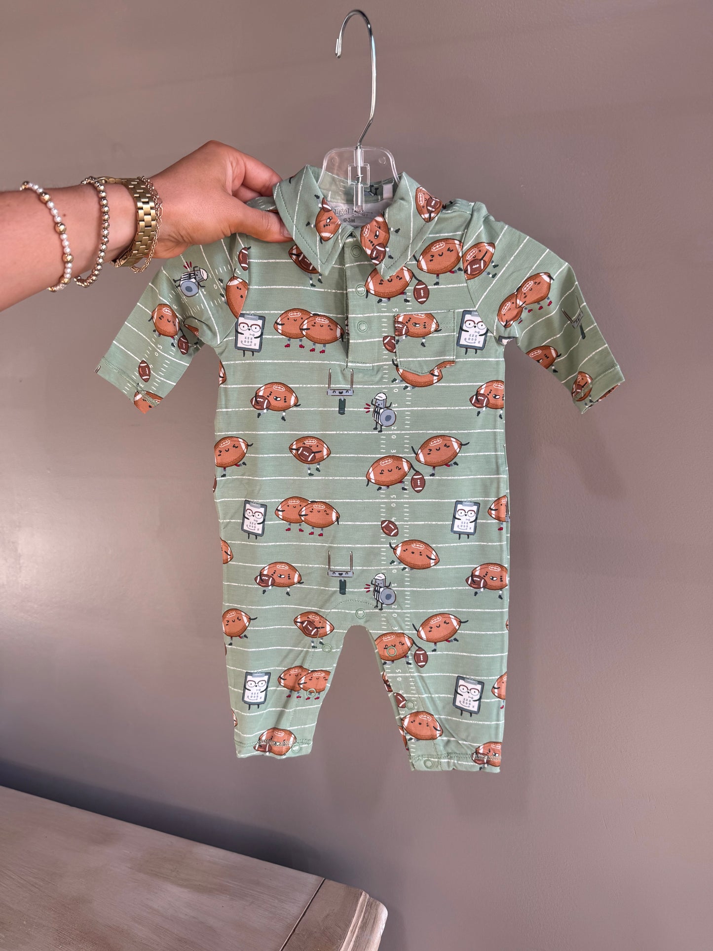 Playing Football Romper