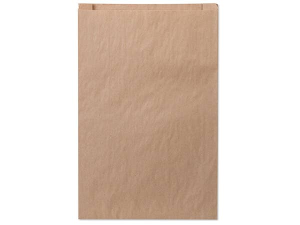 Brown & White Kraft Paper Merchandise Bags