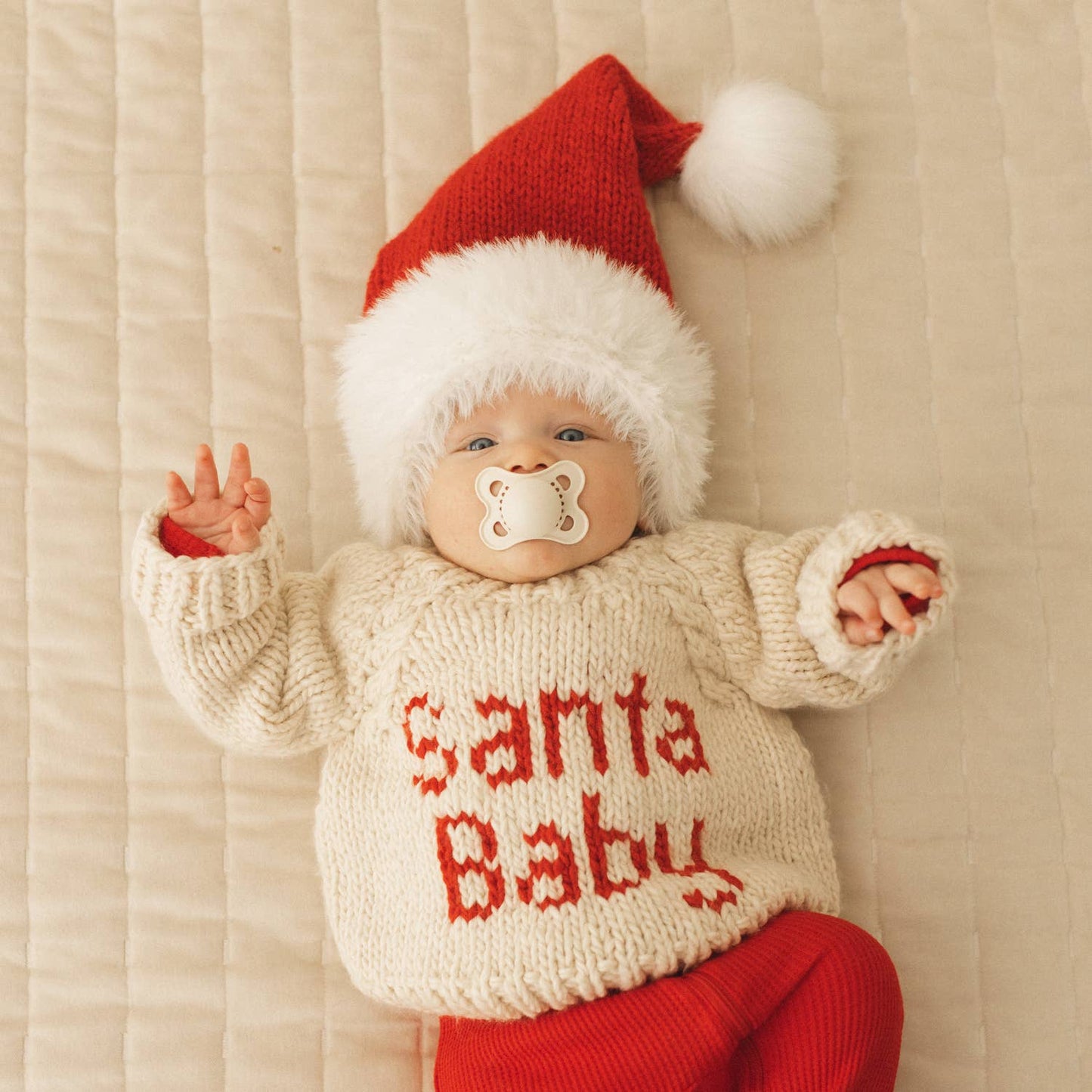Santa Baby Crew Neck Sweater Baby & Toddler SALE