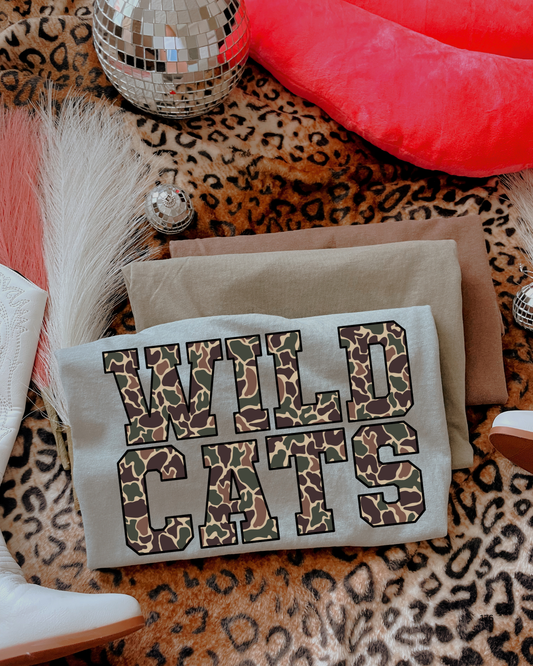 Camo Wildcats Tee