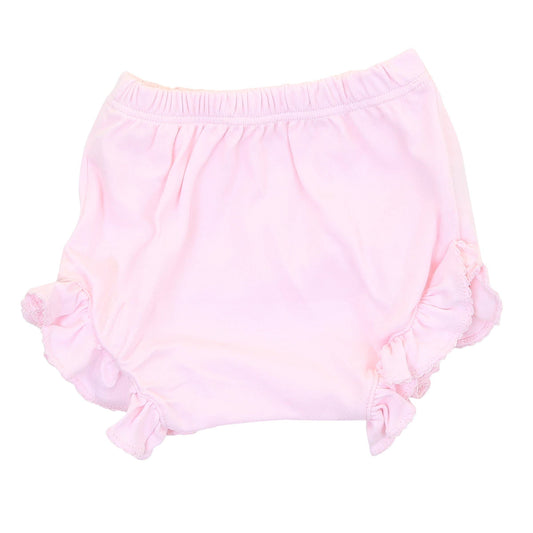 Essentials Solid Pink Monogram Diaper Cover
