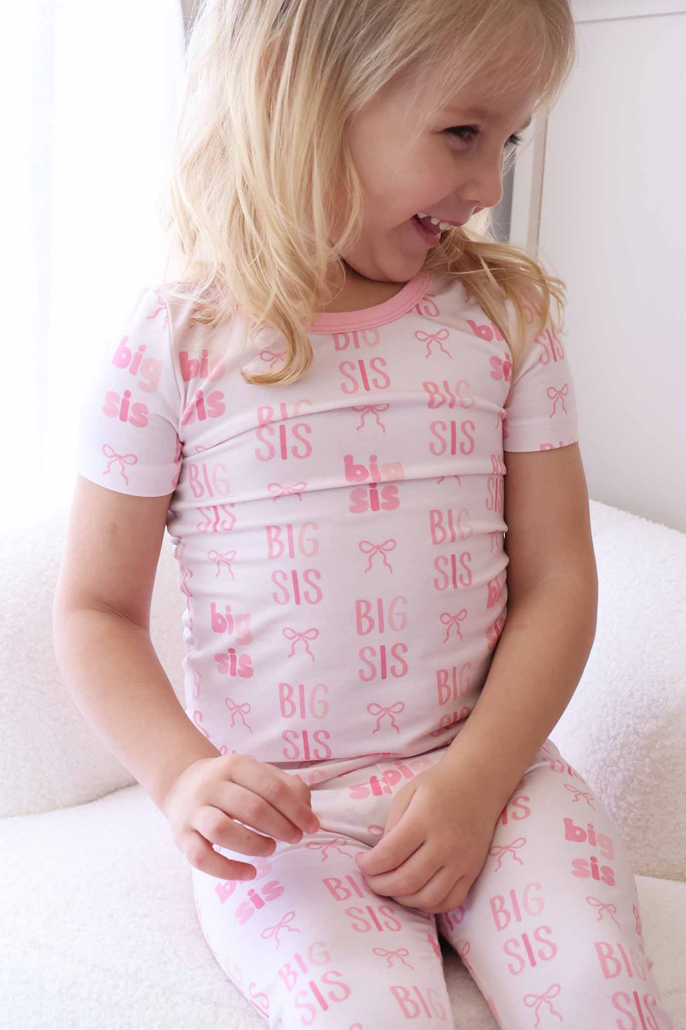 Two Piece PJ Set Big Sis