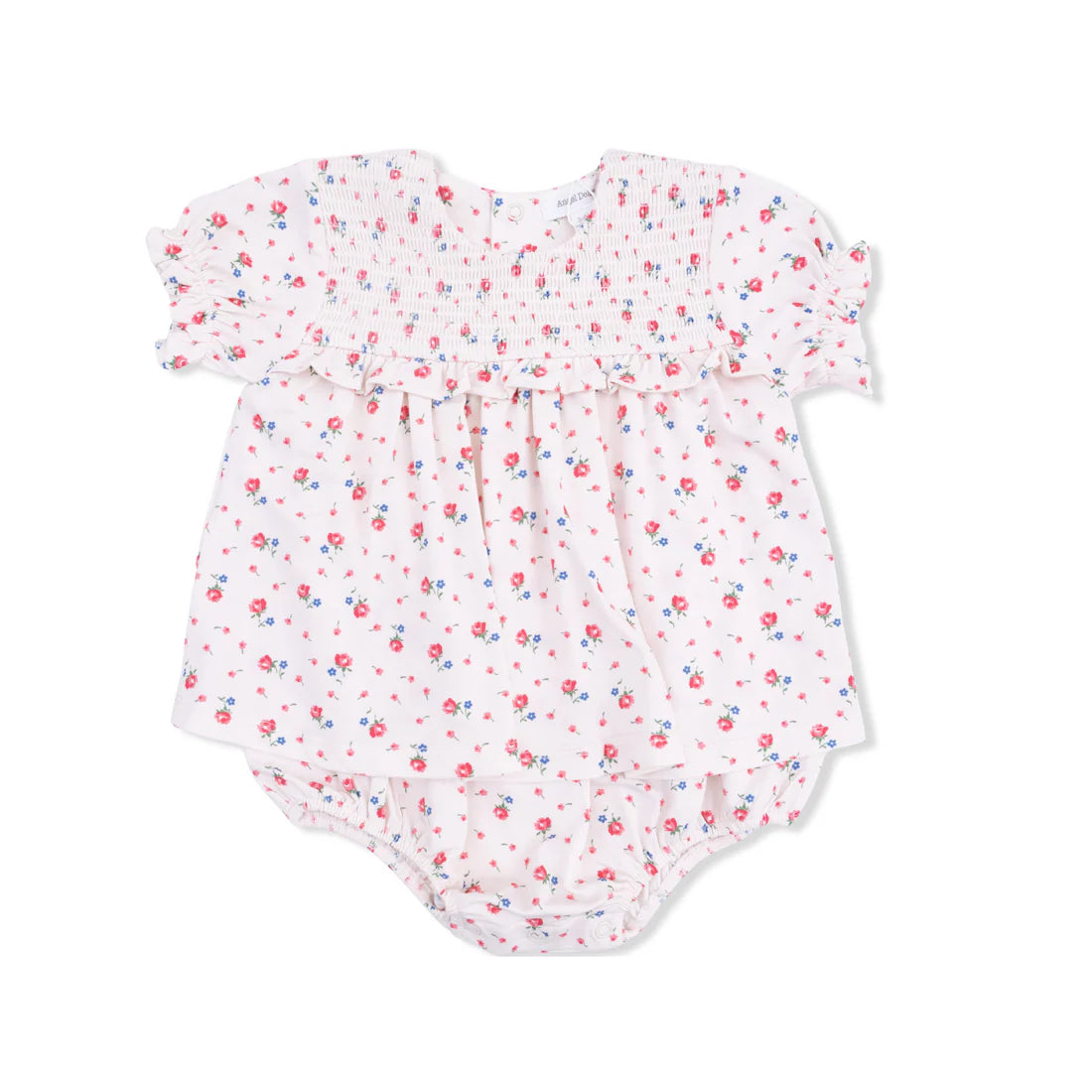 Joli Rosette - Smocked Ruffle Bubble with Skirt