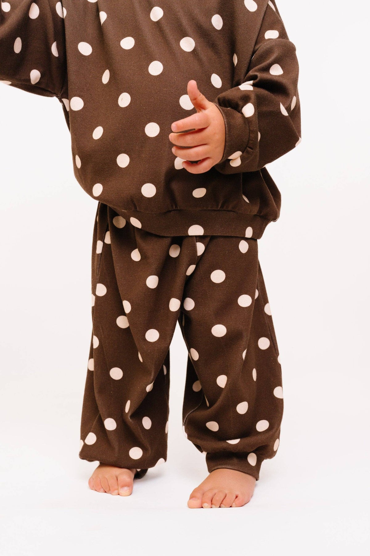 Espresso Polkadot Sweatsuit