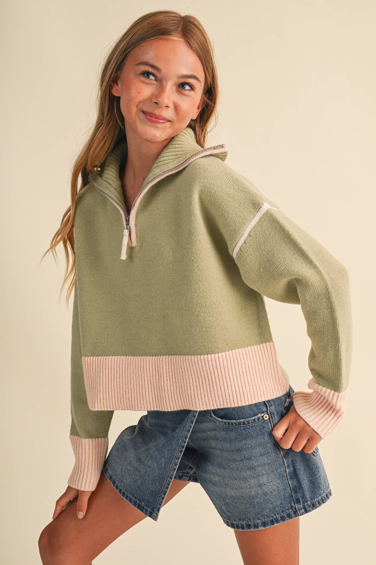Half Zip Sweater