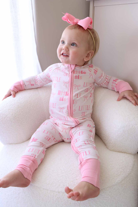 Convertible Zip Romper | Little Sis