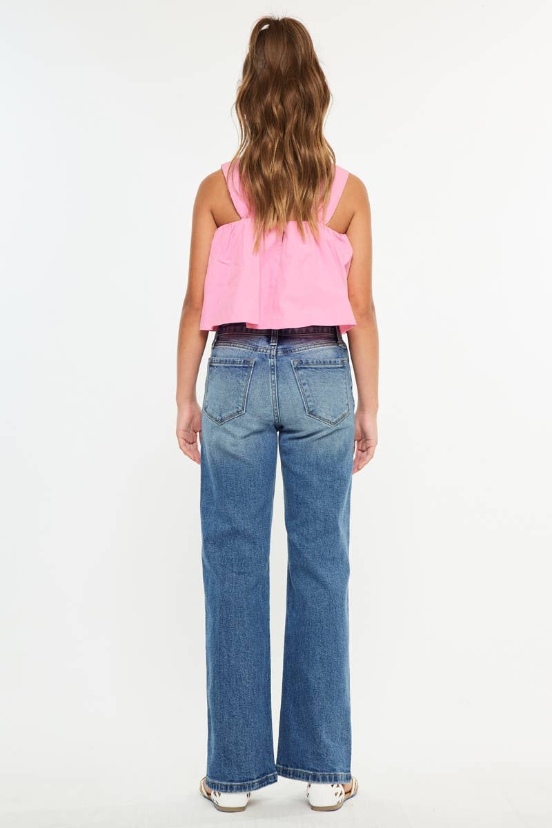 YOUTH  HIGH RISE 90’S FLARE JEANS-YC2578M