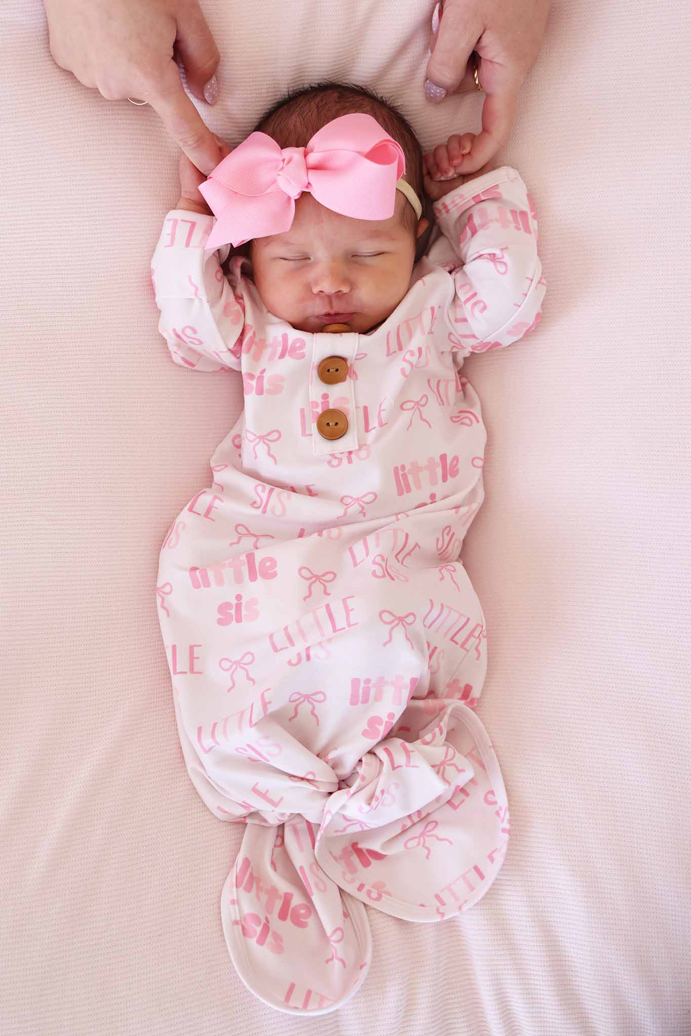 Newborn Knot Gown Little Sis