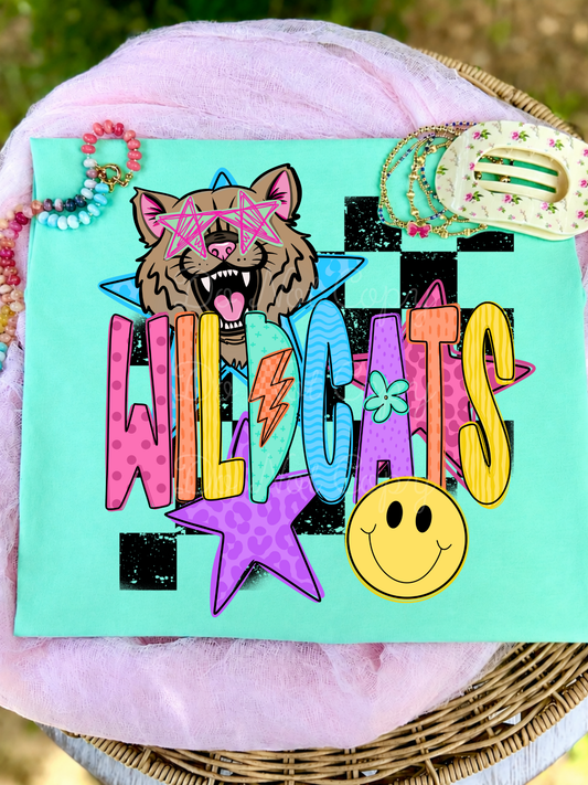 Wildcats Preppy Mascot