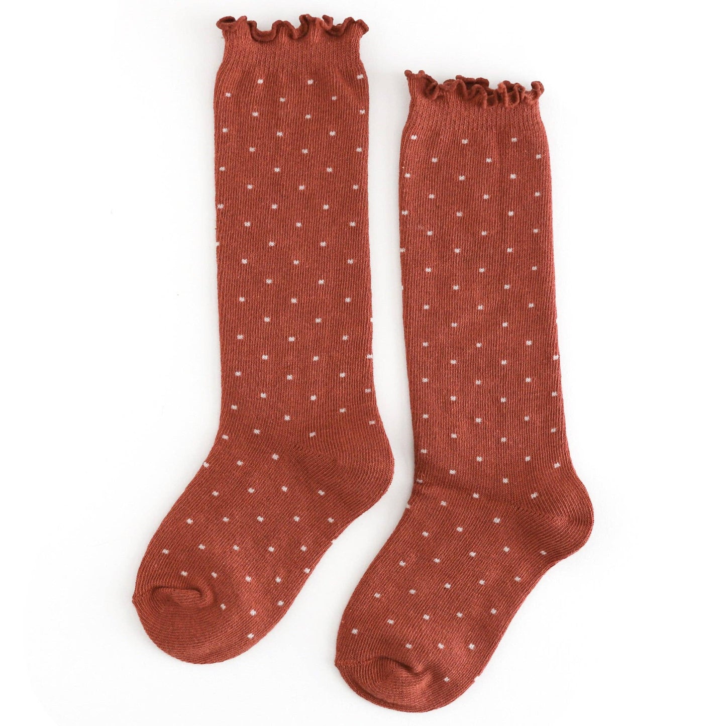 Dottie Knee Socks - Rust