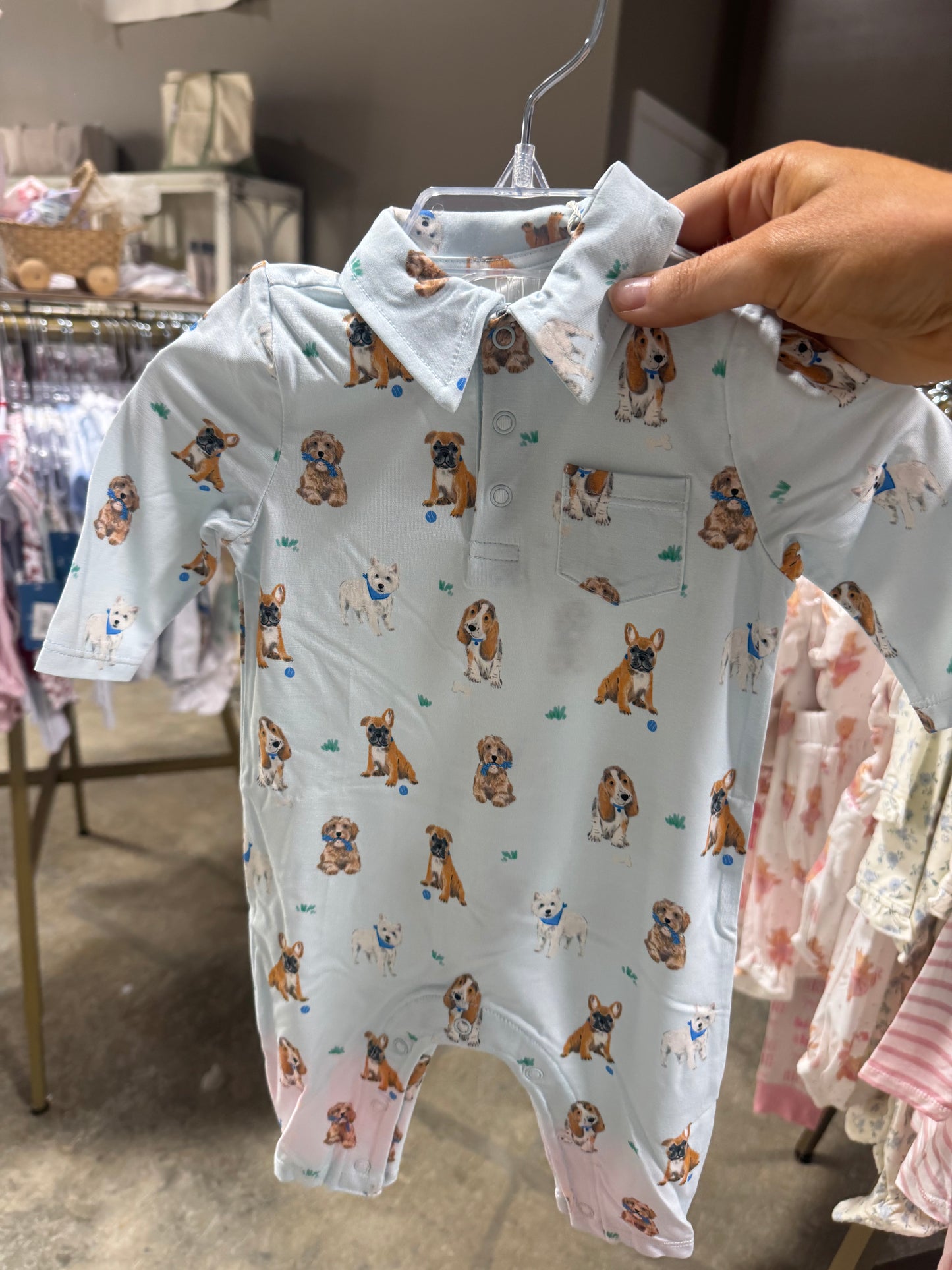 Bestie Dogs Polo Romper