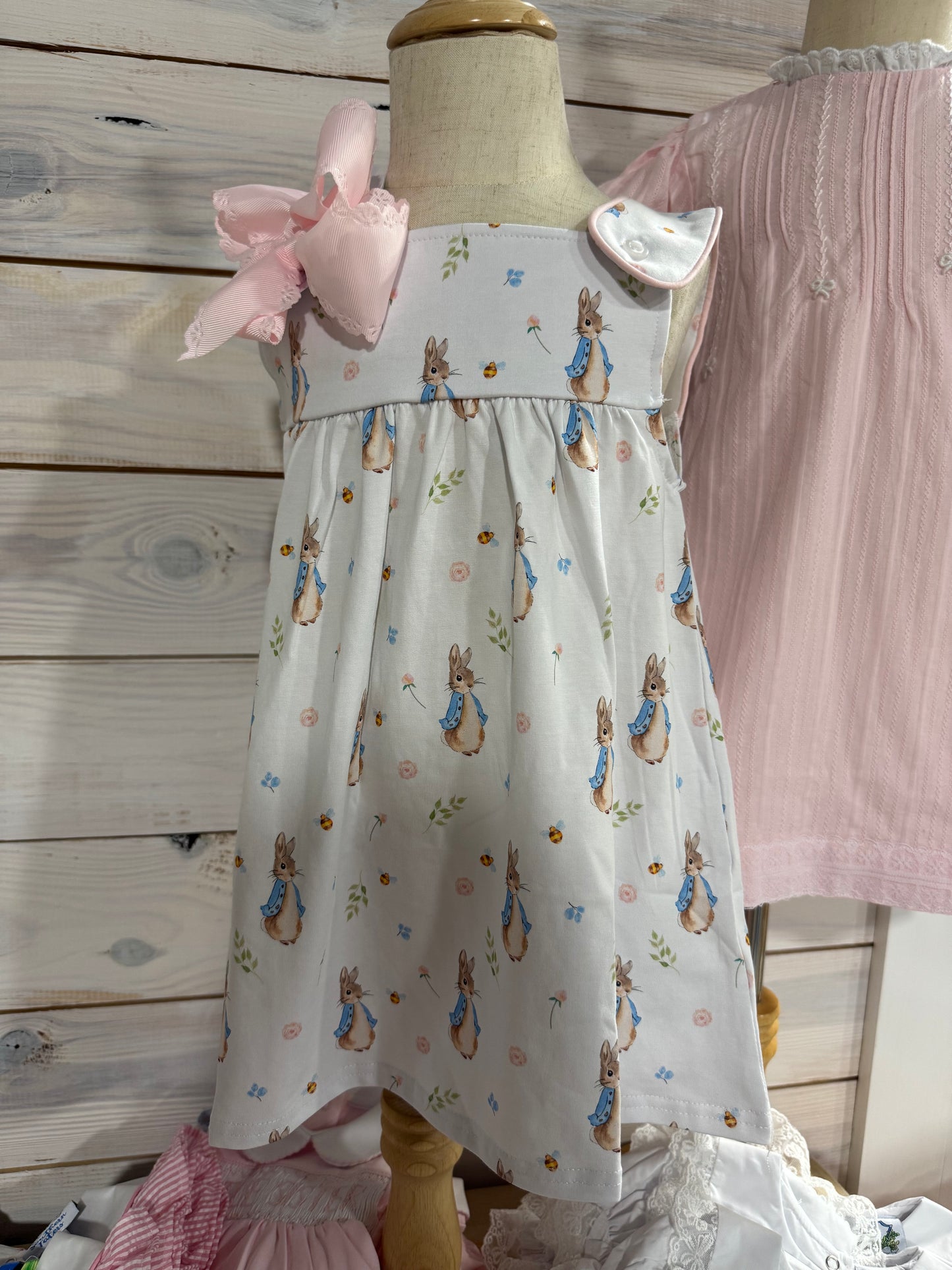 PO109: Rabbit Print Dress
