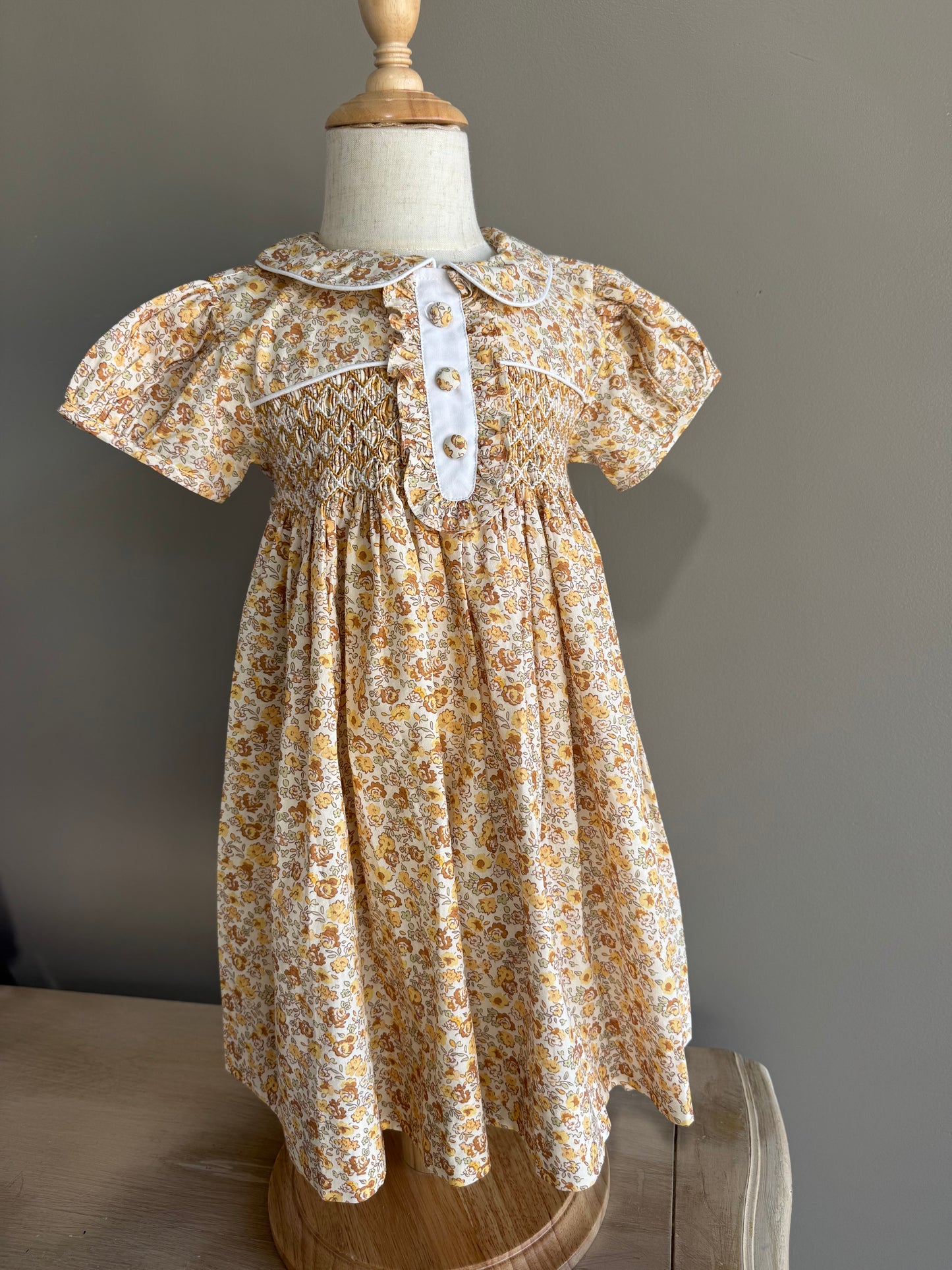 Sandy Floral Smocked Dress