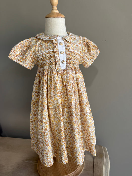 Sandy Floral Smocked Dress