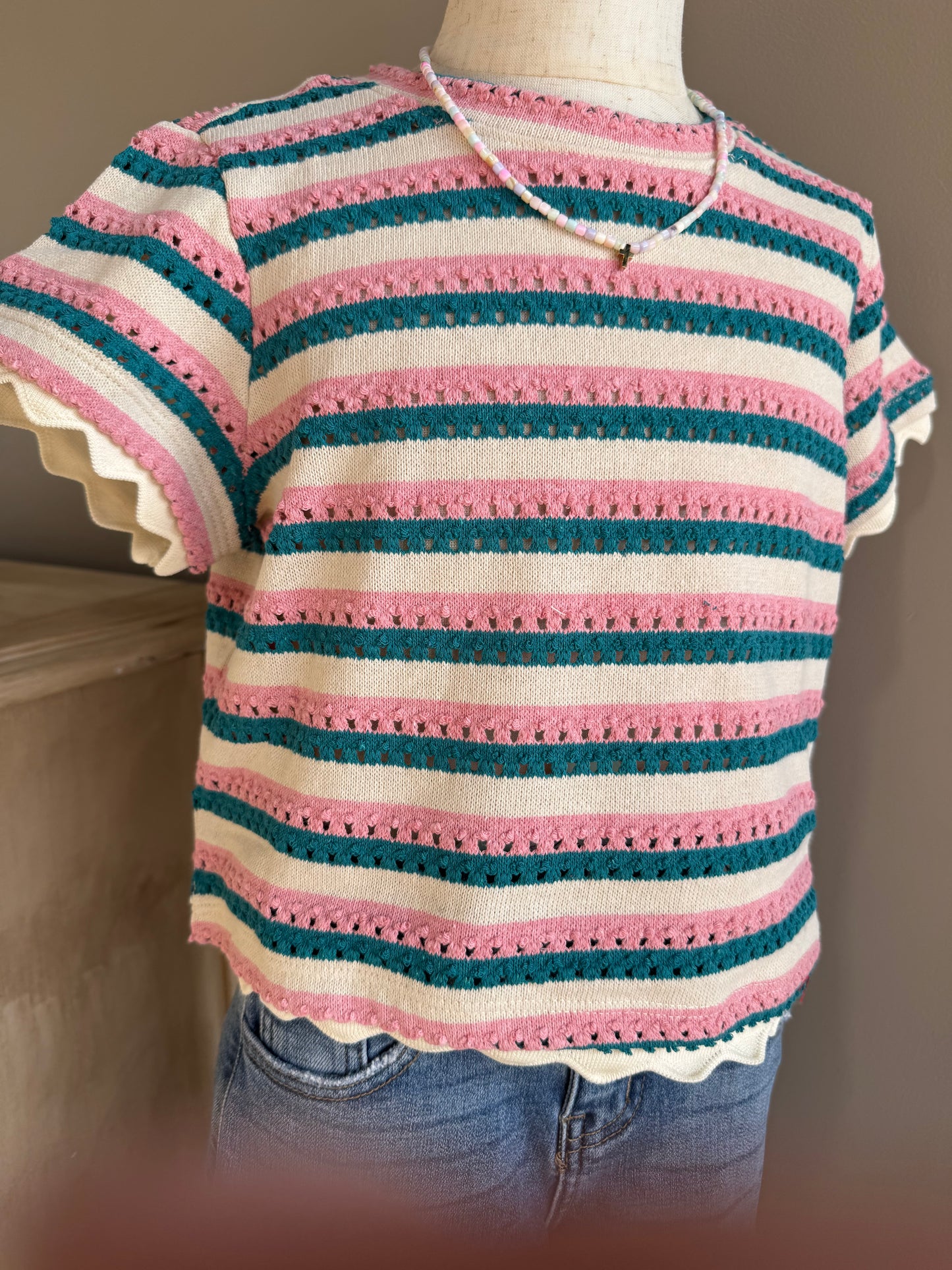 Open Knit Top