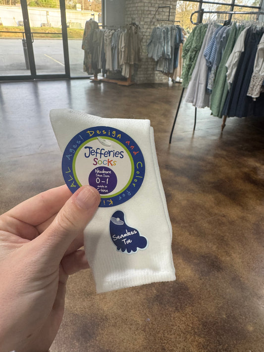 Tall Gender Neutral Sock Size 0-1 nb