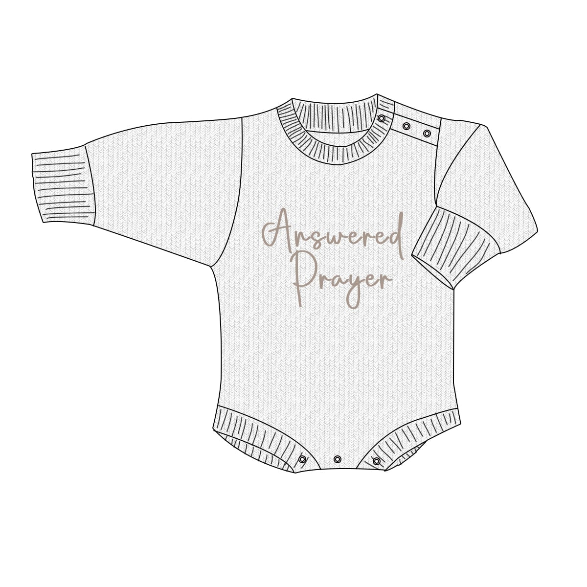 Answered Prayer Sweater Knit Preorder (Ships late December 2025)