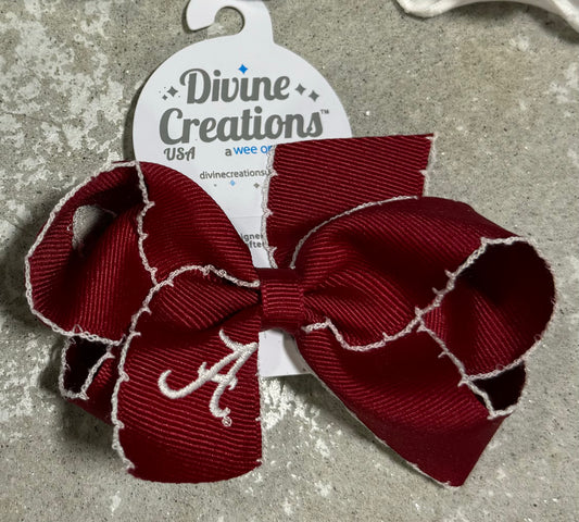 Medium Gameday Bama Bow on Clip