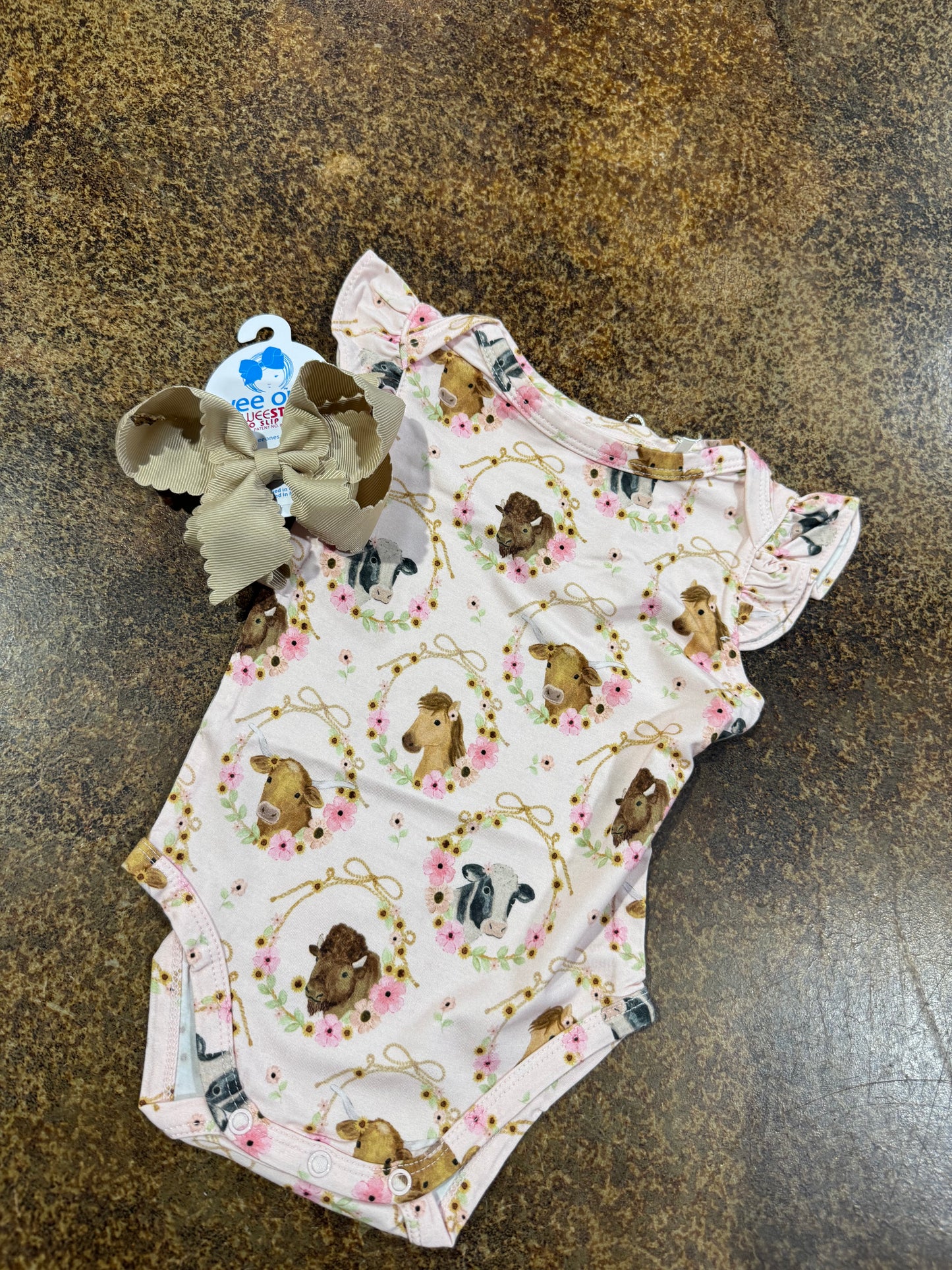 Horse Face Bamboo Onesie