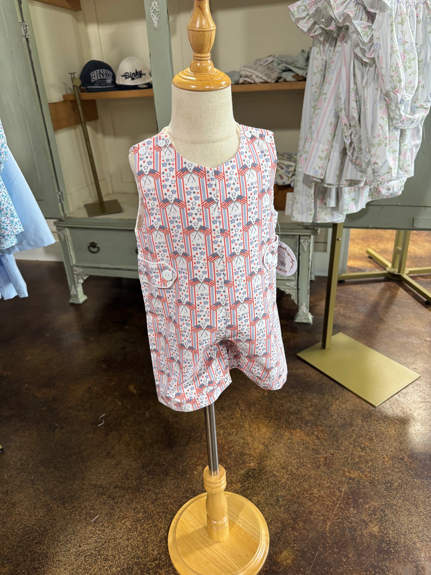 Patriotic Bubble/Romper