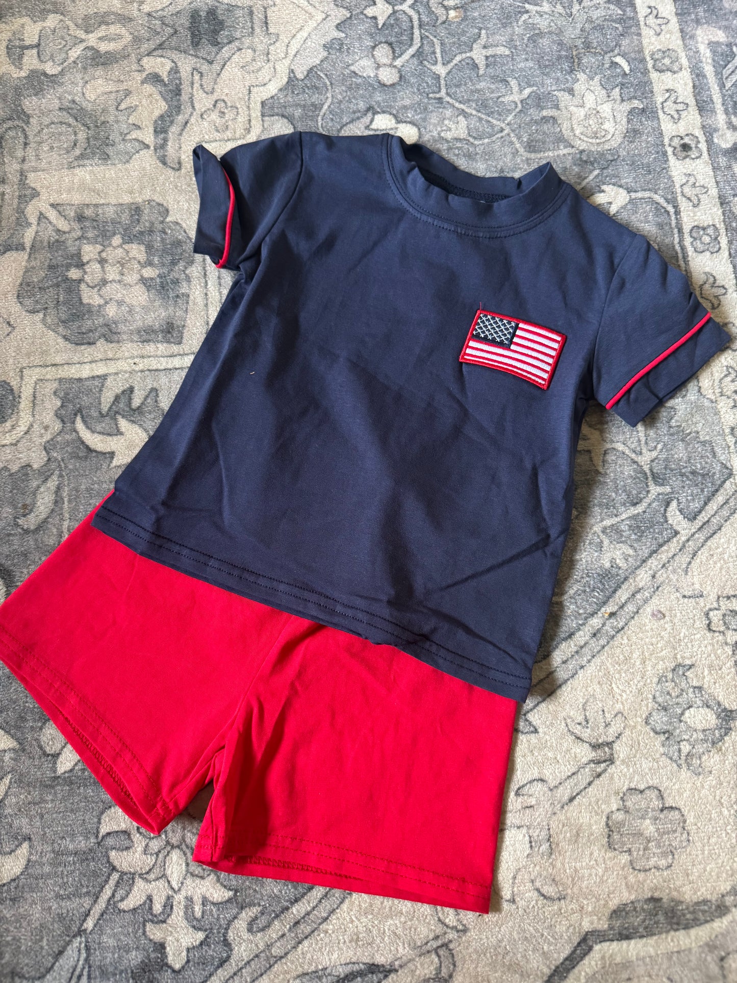 All American Boy Short Set