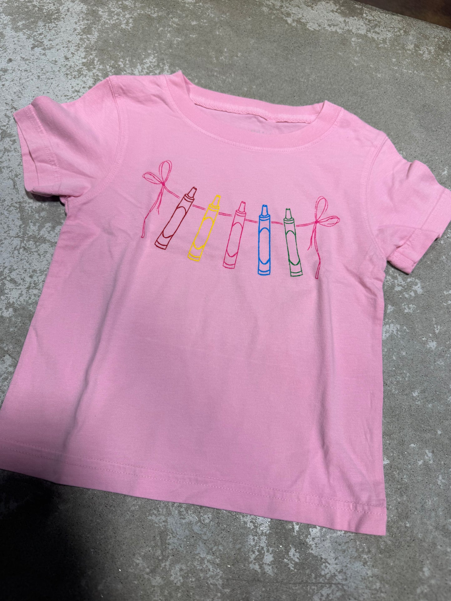 Pink Crayons Tee