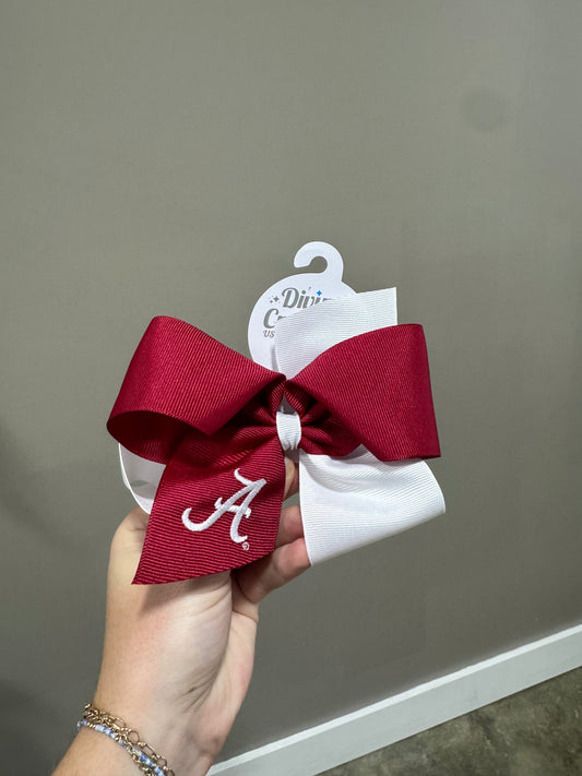 King 2 Toned Embroidered Bama Bow