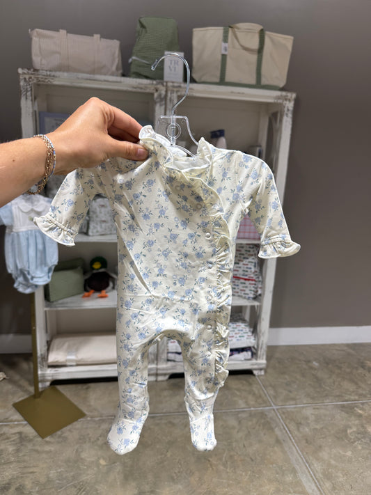 Kimono Ruffle Snap Footie