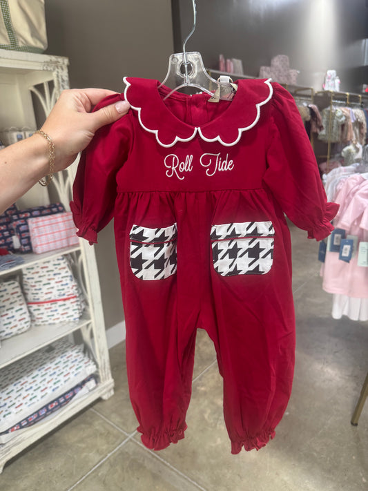 Houndstooth Romper
