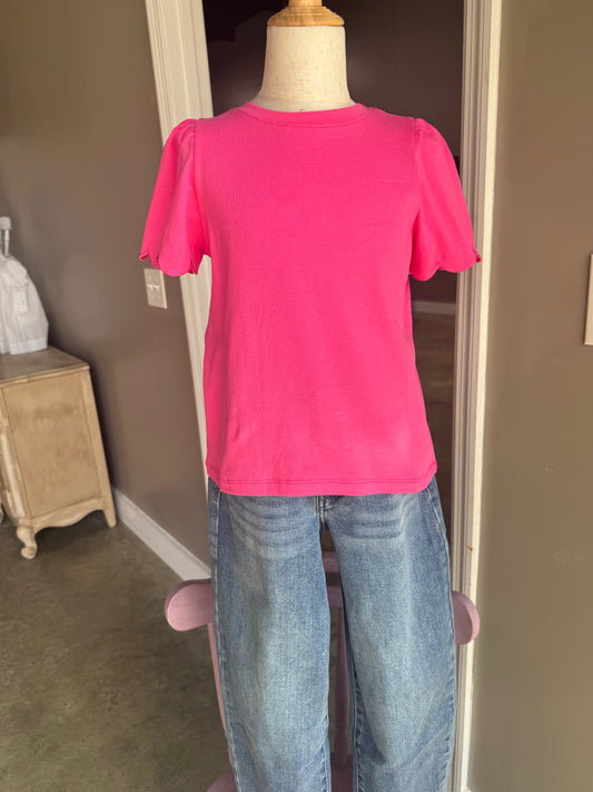 Girls Scallop T Shirt