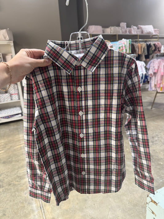 Ivory Tartan Shirt