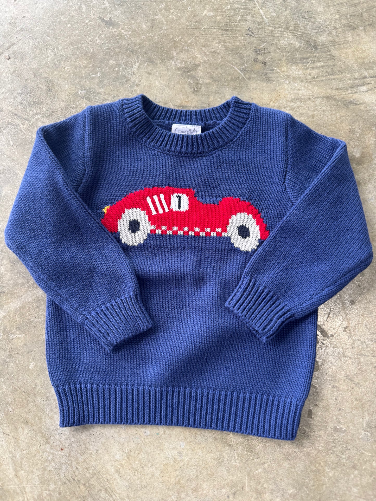 RACECAR CREWNECK SWEATER