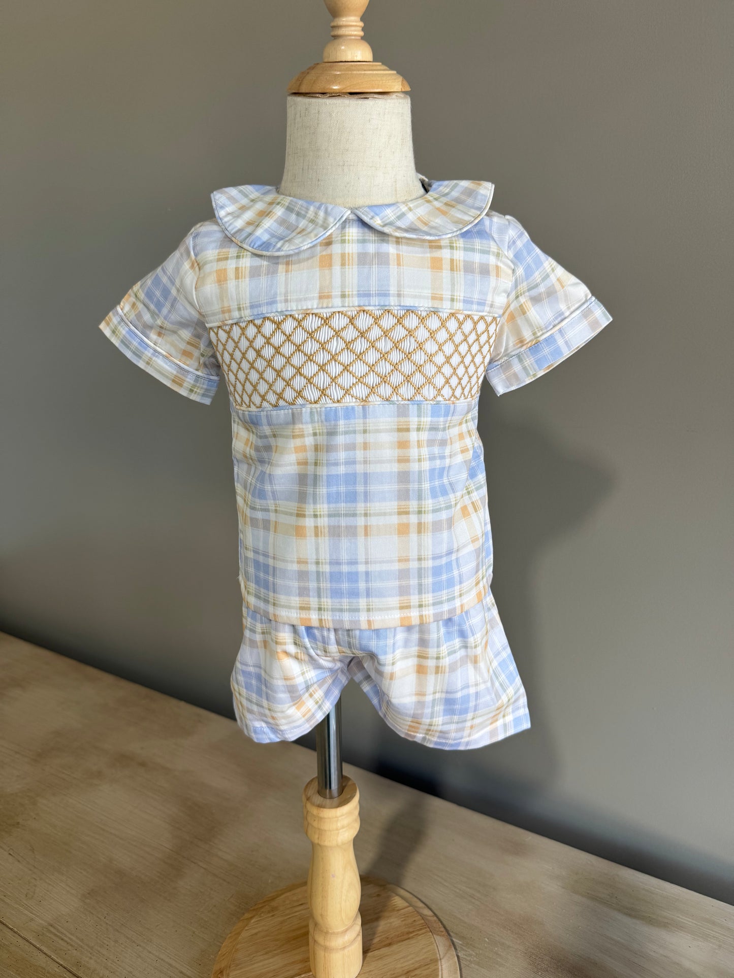 Blue Bell Boy Short Set