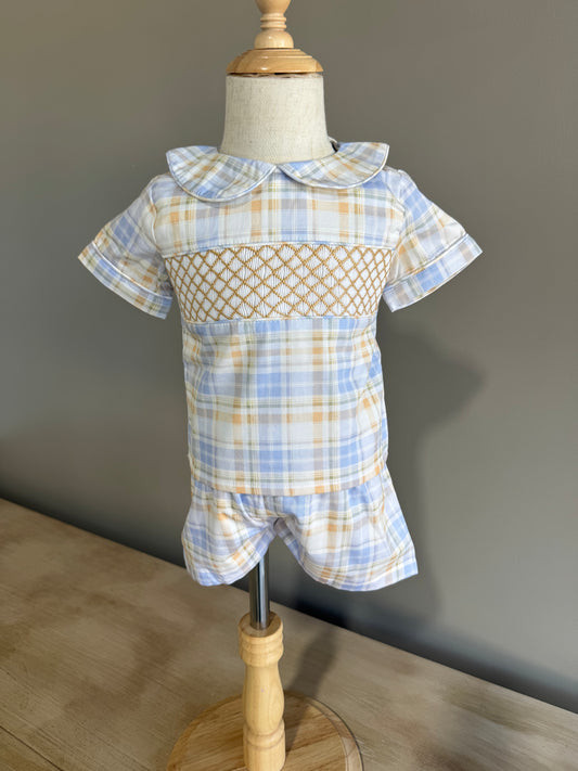 Blue Bell Boy Short Set