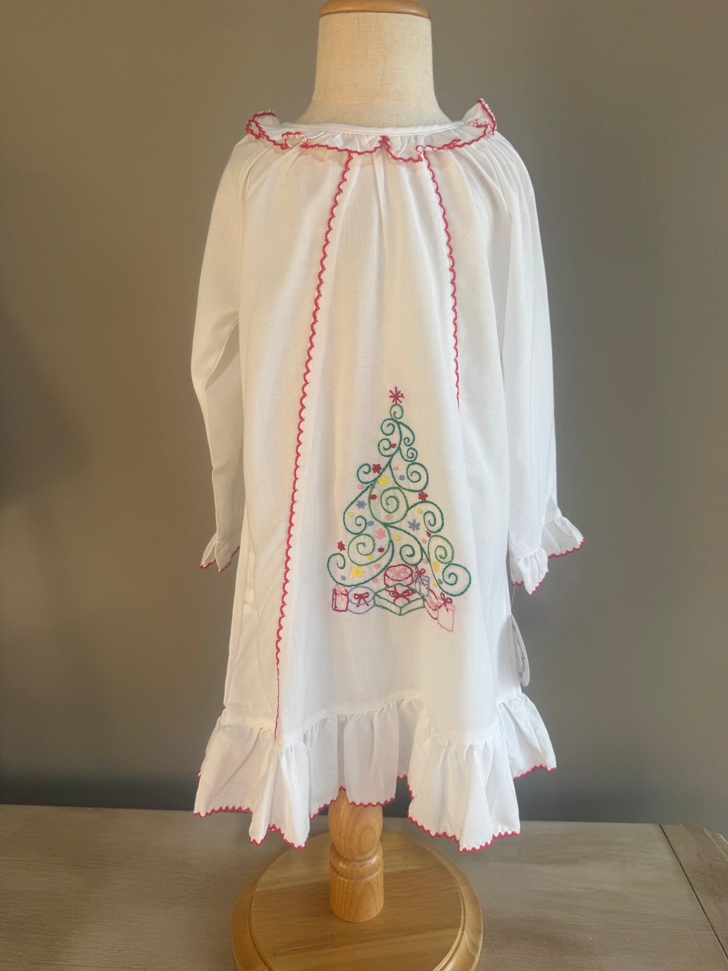 Tree Embroidery Gown