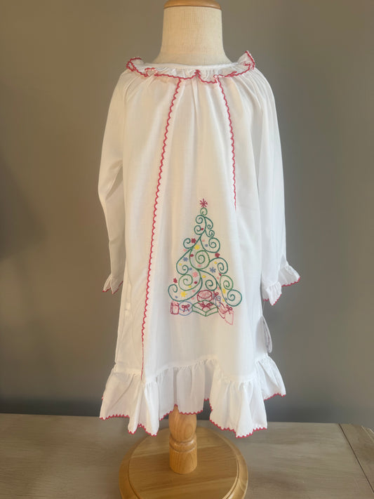 Tree Embroidery Gown