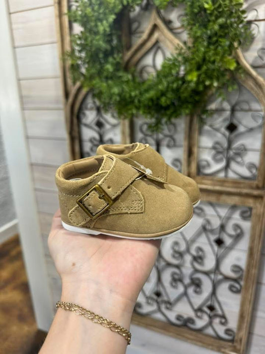 Khaki Boys Velcro Bootie
