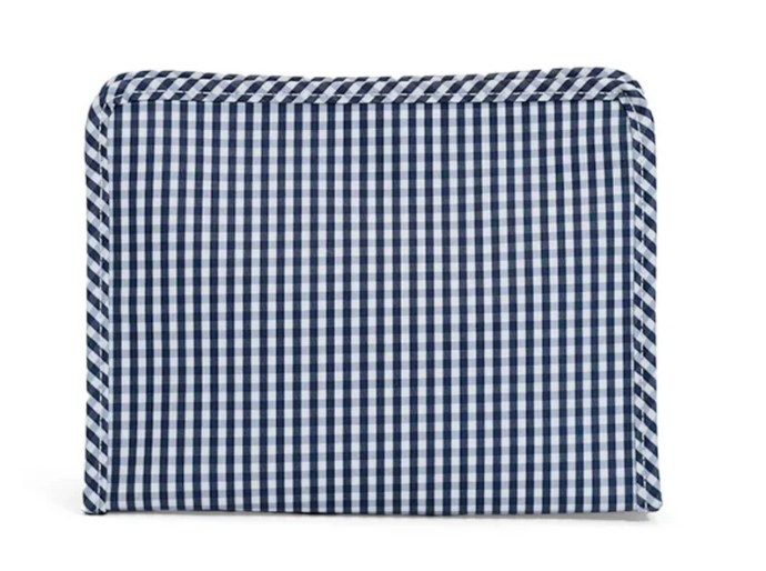 ROADIE LARGE Zip Pouch - GINGHAM NAVY