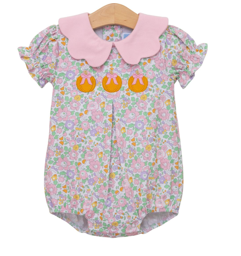 Pumpkin Floral Bubble