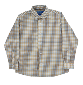 Pecan Plaid Button Down