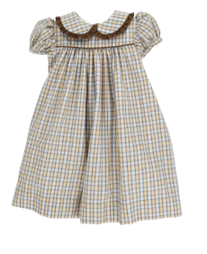 Pecan Plaid Dress