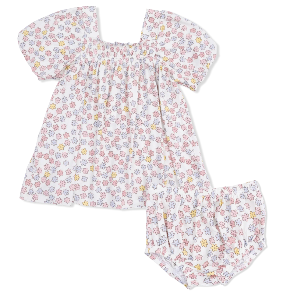 Sarah Floral Bamboo Dres with Bloomer