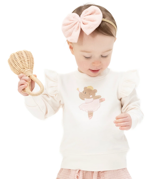 French Terry Ballet Bear Sweatshirt