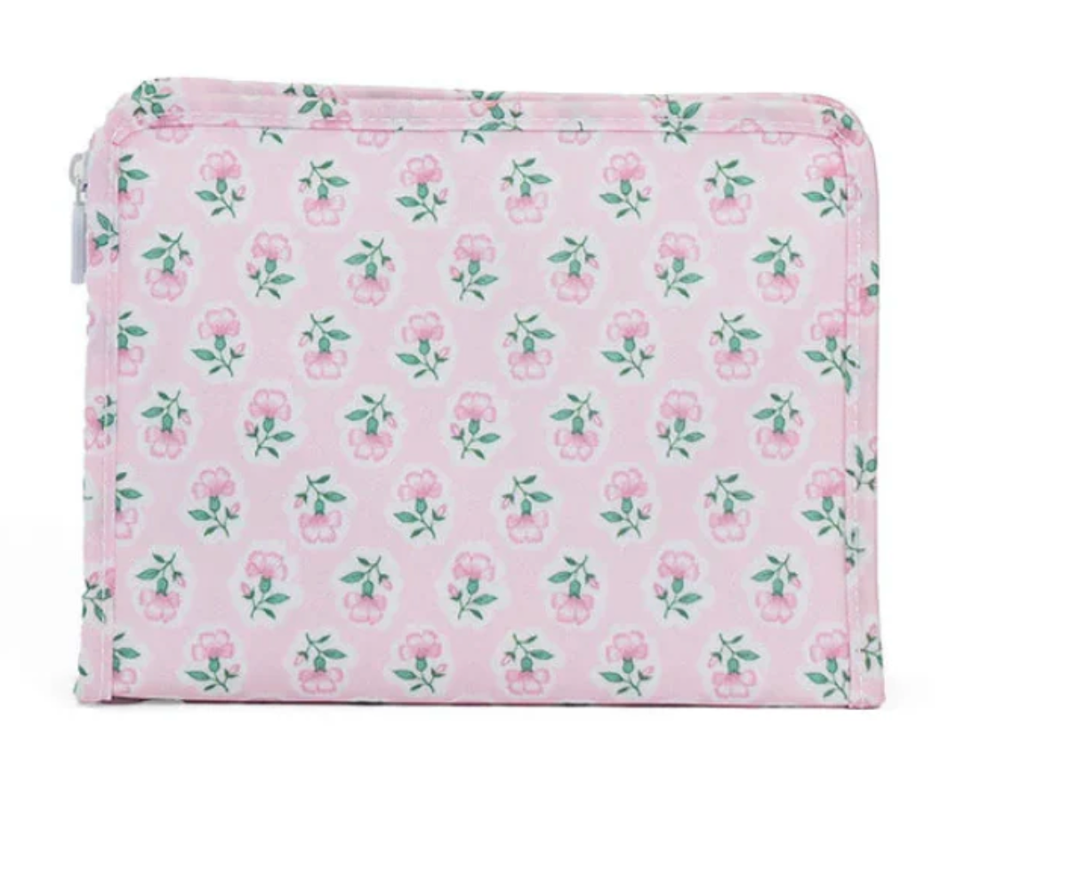 ROADIE MEDIUM Zip Pouch - PETITE FLEUR PINK