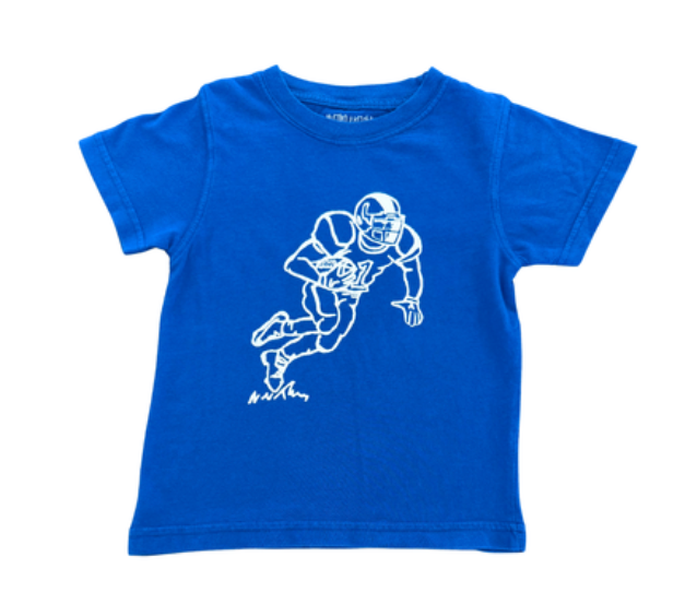 Short-Sleeve Football Player T-Shirt