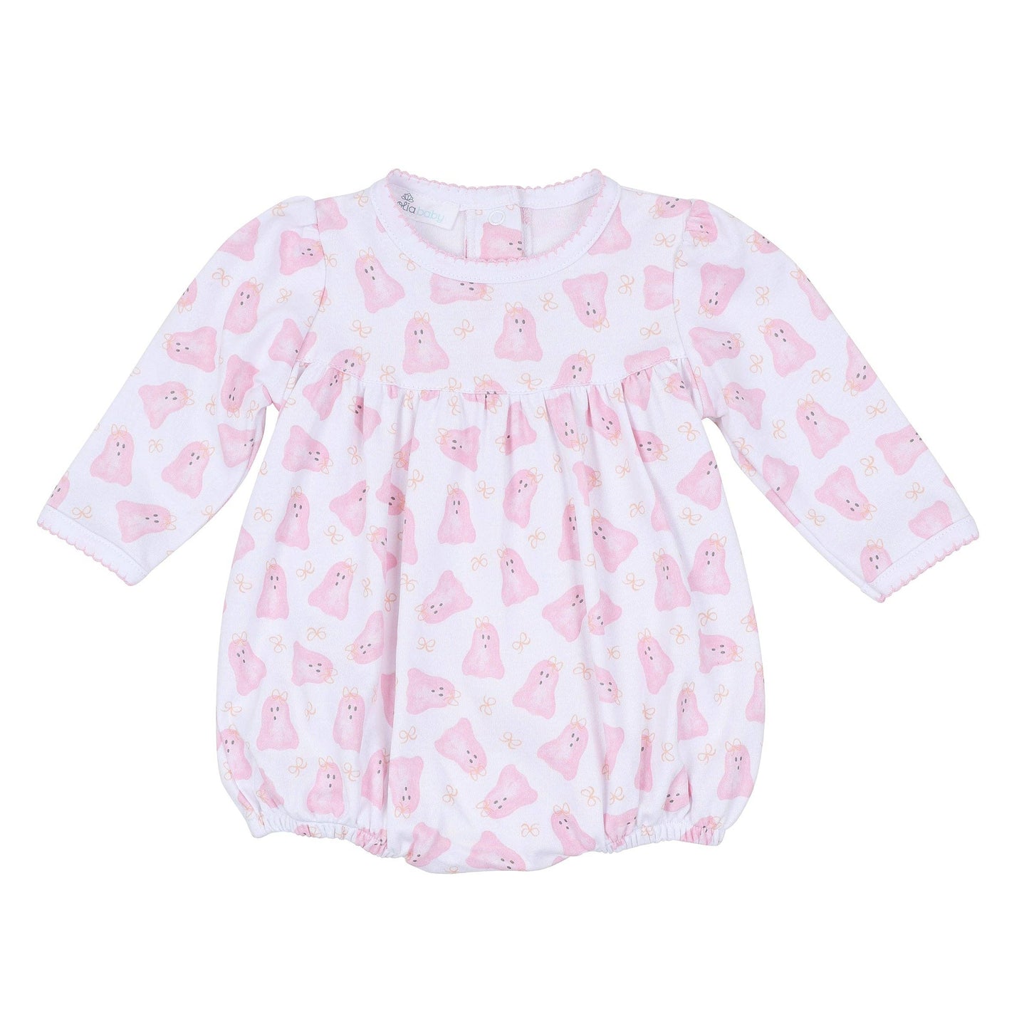 Baby Boo Long Sleeve Bubble - Pink